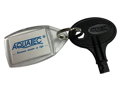 Cubierta con cerradura para la planta de tratamiento de aguas residuales